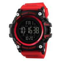SKMEI 1384 Multifunctional Men Outdoor Fashion Noctilucent Waterproof LED Digital Watch (Red)