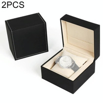 2 PCS SBH002 PU Wrist Watch Storage Box Protective Case, Size: L