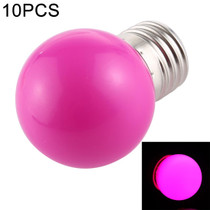 10 PCS 2W E27 2835 SMD Home Decoration LED Light Bulbs, DC 24V (Purple Light)