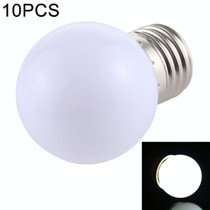 10 PCS 2W E27 2835 SMD Home Decoration LED Light Bulbs, DC 24V (White Light)