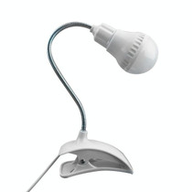 Creative Eye Protection USB Clip Reading Desk Lamp(White)