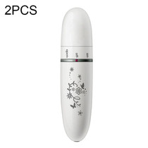 2 PCS Mini Electric Portable Eye Massager Eye Care Beauty Instrument(White)