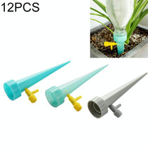 12 PCS Adjustable Valve Automatic Watering Device Water Seepage Device with Luminous Function, Random Color Delivery