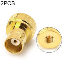 2 PCS BNC Female to SMA Male RF Coaxial Connector