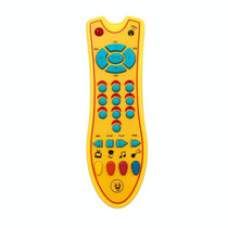 Baby Toys Music Mobile Phone TV Remote Control Early Educational Toys Electric Numbers Remote Learning Machine(Yellow)