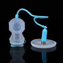 Creative Diver Shape Tea Strainer Filter Silicone Teabags(Sky Blue)
