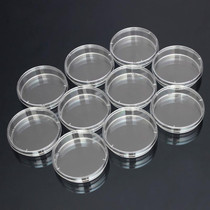 10 PCS Polystyrene Sterile Petri Dishes Bacteria Dish Laboratory Biological Scientific Lab Supplies, Size:90mm