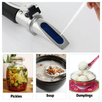 Refractometer Optical Salinity Concentration Handheld High Precision Measuring Tool RZ112 0~28%