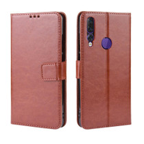 Retro Crazy Horse Texture Horizontal Flip Leather Case for Lenovo Z5S, with Holder & Card Slots & Photo Frame(Brown)