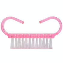 10 PCS Cleaning Brush Tools Nail Art Care Manicure Pedicure Remove Dust Small Angle Clean Brushes(Pink)