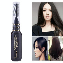 One-time Hair Temporary Color Hair Dye Non-toxic DIY Hair Color Mascara Dye Cream Hair(Black)