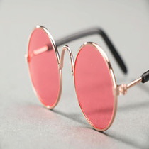 Multicolored Eye-wear Pet Cat Dog Fashion Sunglasses UV Sun Glasses Eye Protection(Pink)