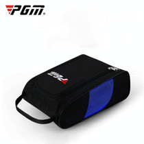 PGM Golf Convenient and Breathable Wear-resistant Nylon Shoe Bag (Black Blue)