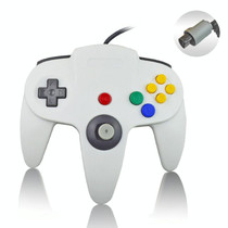 For Nintendo N64 Wired Game Controller Gamepad(White)