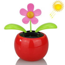 Solar Toy Mini Dancing Flower Sunflower Great as Gift or Car Decoration, Color Random for Delivery