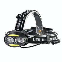 30000 LM 4  CREE XML-T6 + 2  COB + 2  Red LED Head Lamp Flashlight Torch Lantern