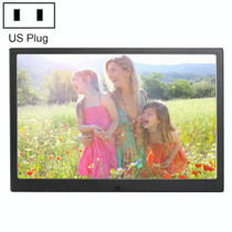 HSD1202 12.1 inch 1280x800 High Resolution Display Digital Photo Frame with Holder and Remote Control, Support SD / MMC / MS Card / USB Port, US Plug(Black)