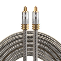 EMK YL-A 5m OD8.0mm Gold Plated Metal Head Toslink Male to Male Digital Optical Audio Cable