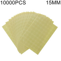 10000 PCS Transparent Round Shape Self-adhesive Sealing Sticker, Diameter: 15mm