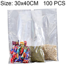 100 PCS Food Vacuum Packaging Transparent Plastic Bag Nylon Fresh-keeping Bag, Size: 30cm x 40cm