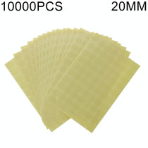 10000 PCS Transparent Round Shape Self-adhesive Sealing Sticker, Diameter: 20mm
