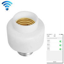 200W Max E27 APP Remote Control WiFi Smart Light Bulb Adapter Lamp Base Works with Alexa Echo & Google Home, AC 100-250V