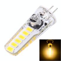 G4 4W 120LM Corn Light Bulb, 12 LED SMD 5730 Silicone, DC 12V(Warm White)