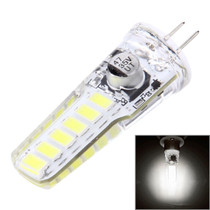 G4 4W 120LM Corn Light Bulb, 12 LED SMD 5730 Silicone, DC 12V(White Light)