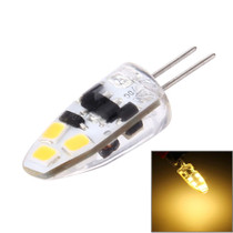 G4 2W 120LM Corn Light Bulb, 6 LED SMD 2835 Silicone, DC 12V(Warm White)