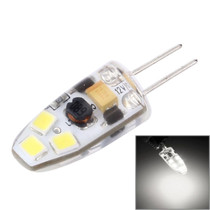 G4 2W 120LM 6 LED SMD 2835 Silicone Corn Light Bulb, DC 12V(White Light)