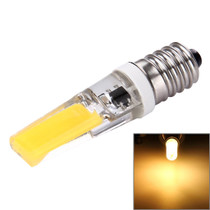 E14 3W 300LM COB LED Light , Silicone Dimmable for Halls / Office / Home, AC 220-240V(Warm White)