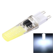 G9 3W 300LM COB LED Light , Silicone Dimmable for Halls / Office / Home, AC 220-240V, White Plug(White Light)