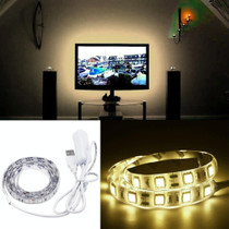 50cm 3W USB Rope Light, Epoxy IP65 Waterproof 30 LED 5050 SMD with 1m Extended Switch Cable, Wide: 10mm(Warm White)