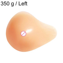 AS5 Spiral Shape Postoperative Rehabilitation Fake Breasts Silicone Breast Pad Nipple Cover 350g/Left
