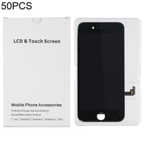 50 PCS Cardboard Packaging White Box for iPhone 8 / 7 LCD Screen and Digitizer Full Assembly