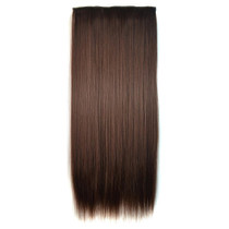 6# One-piece Seamless Five-clip Wig Long Straight Wig Piece