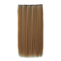 22# One-piece Seamless Five-clip Wig Long Straight Wig Piece