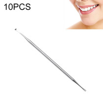 10 PCS Stainless Steel Hoe Shape Dentist Tools