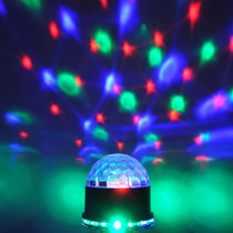 KX-D19  Magic Ball Stage Light, RGB LED with Sound Control Function(Black)