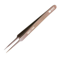 BEST BST-14C False Eyelash Applicator Make Up Tools Stainless Steel Rose Gold Eyelash Tweezers