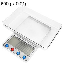 MH-885 600g x 0.01g High Accuracy Digital Electronic Portable Kitchen Scale Balance Device with 4.5 inch LCD Screen