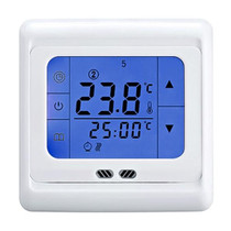 LYK-109 Thermoregulator Touch Screen Heating Thermostat for Warm Floor/Electric Heating System Temperature Controller(Blue)