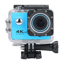 WIFI Waterproof Action Camera Cycling 4K camera Ultra Diving  60PFS kamera Helmet bicycle Cam underwater Sports 1080P Camera(Blue)