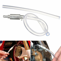 Car Motorcycle Brake Bleeder Clutch Bleeding Hose Tool Kit One Way Valve And Tube DXY88(Clear)