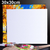 5 PCS Oil Acrylic Paint White Blank Square Artist Canvas Wooden Board Frame, 30x30cm