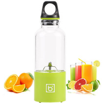 Mini Portable Electric Juicer Cup USB Rechargeable Juicer Fruit Juice Extractor(Green)