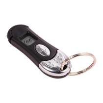 Car LCD Static Discharger Auto Key Ring Anti-static Elimination Discharger Keyring Car Key Holder Car Accessories Styling