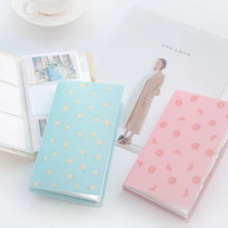 96 Slots ID Holders Cute cartoon card Book Large Capacity Business Card Clip Ticket Collection Book,  Random Color Delivery