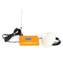 Mobile LED WCDMA 2100MHz & GSM 900MHz Signal Booster / Signal Repeater with Sucker Antenna(Gold)