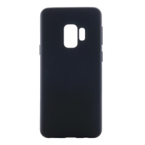 For Galaxy S9+ Inside and Outside Frosted TPU Protective Back Cover Case(Black)